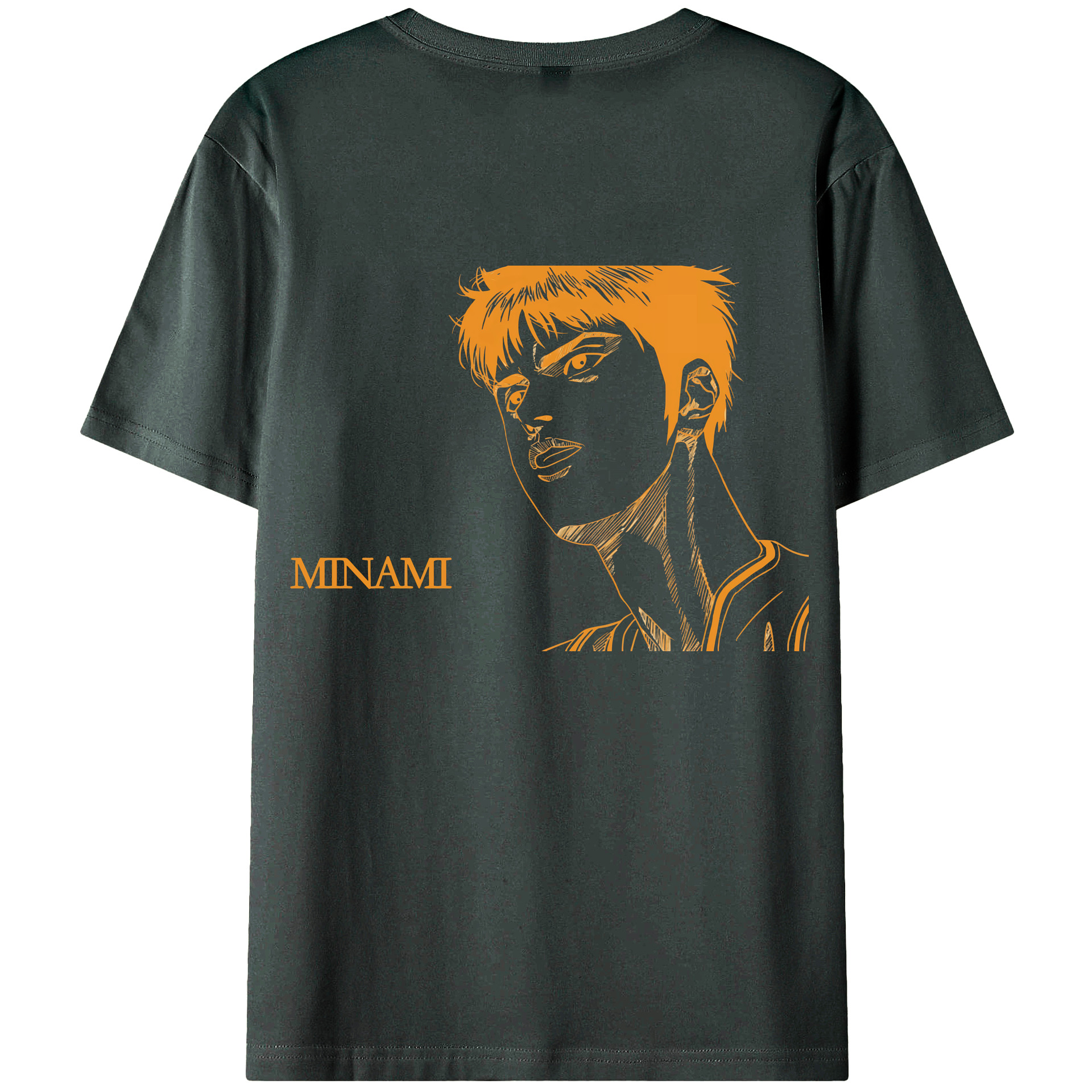 （画像用） SLAM DUNK／スラムダンク 綿100％ メンズ半袖Tシャツ（バックプリント） 通気性